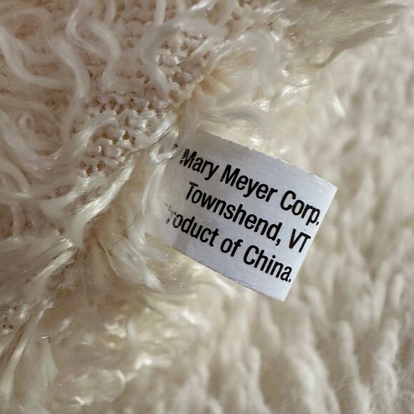 Mary Meyer Scruffy Shaggy Puppy Dog Cream Brown 9” Laying Flat Plush Stuffed Toy - Picture 3 of 6